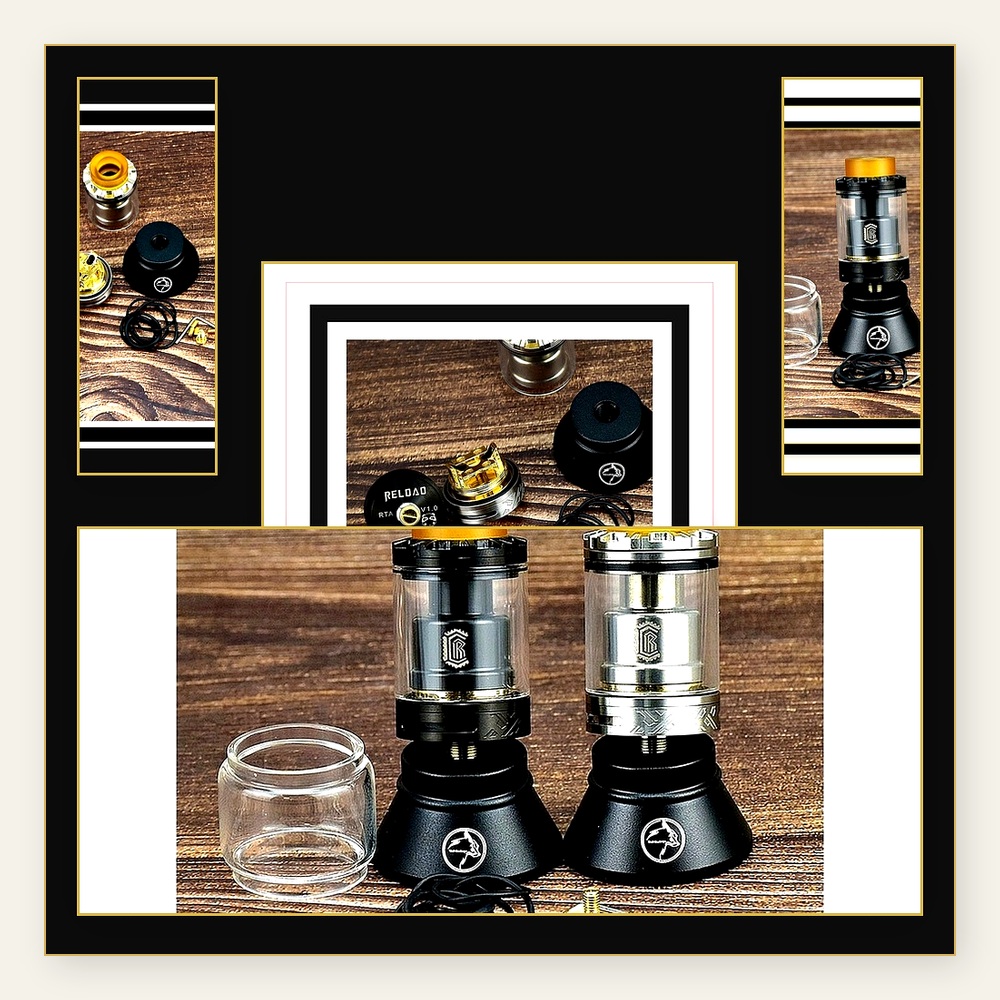 Vape Accessory - ReLoad RTA 24mm 3.5ml Atomizzatore Ricaricabile