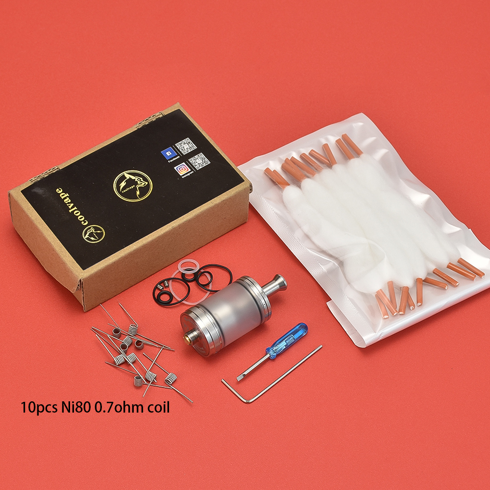 Vape Coil Replacement - Taifun GTR RTA 23mm MTL vaporizzatore