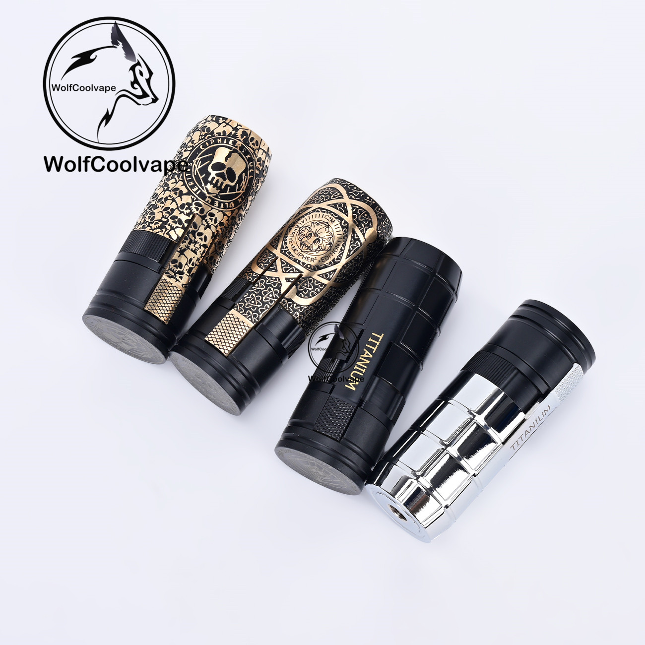 Vape Battery 18650 - Wolfcoolvape MK2 Mod meccanico speciale Materiale