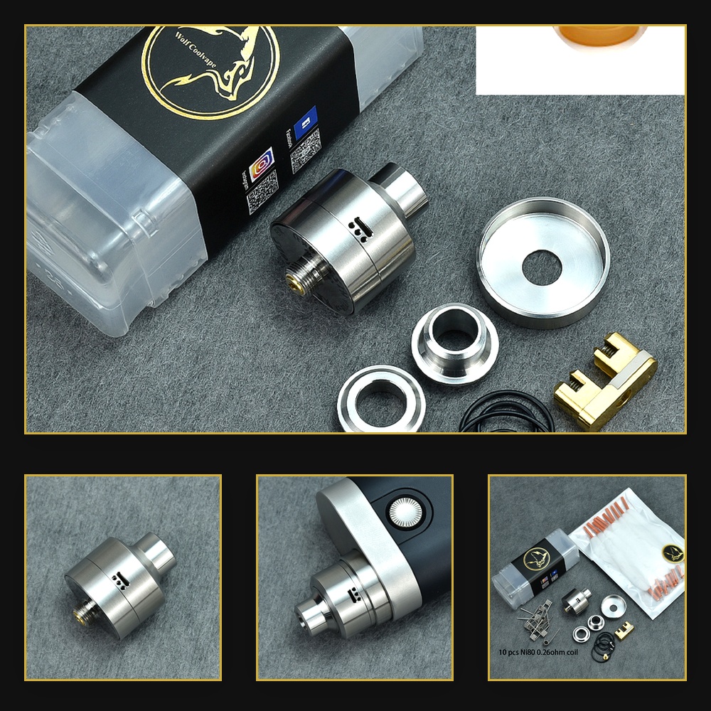 Atomizzatore Wolfcoolvape Niss - Vape Accessory recensione e prezzo