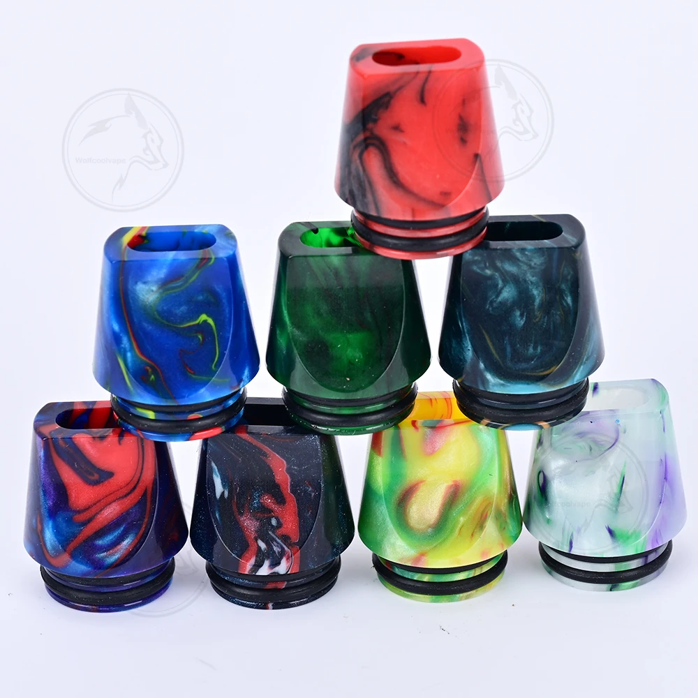 8 pezzi Wolfcoolvape Atomizer  - Drip Tip Resin recensione e prezzo