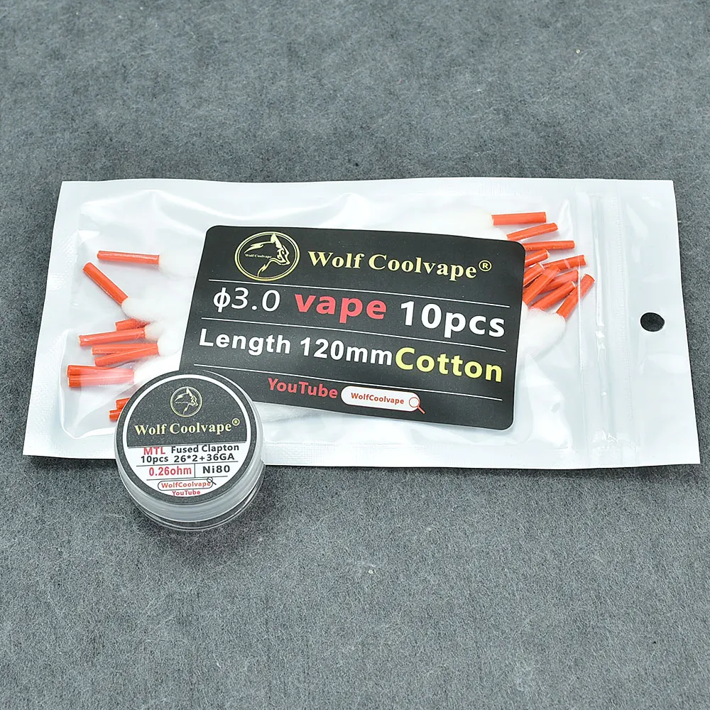 Wolfcoolvape NI80 Filo di risc - Clapton Wire Pre Built recensione e prezzo